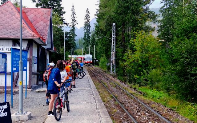 Zastávka TEŽ popradské pleso